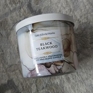 Bath & Body Works Black Teakwood Soy Candle